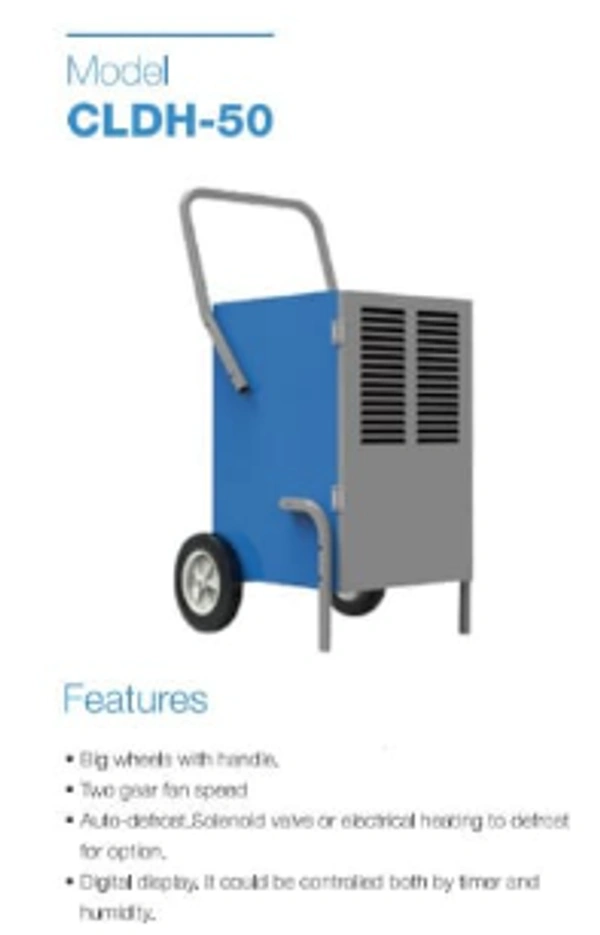 Hand Push Dehumidifier Model CLDH-50